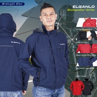 ELGANLO - Jaket Motor Riding Pria Windbreaker Windproof Parasut Hoodie Jumbo Jacket Distro Harringto
