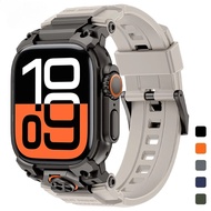 Luxury Silicone Sports Band for Apple Watch Ultra 49MM Iwatch Series Ultra 49mm Accessories