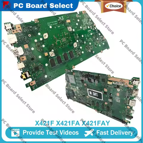 X421FA Laptop Motherboard For ASUS X521FA X421FQY X521F X421FL X421FP V4050F I421F X421FPY Mainboard