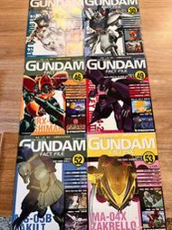THE OFFICIAL GUNDAM FACT FILE：28、30、46、49、52、53(六冊合售【無劃記、破損】