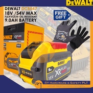 DEWALT | DCB 547 | 18V 54 V 9.0 AH MAX  | FLEXVOLT OIL-RESISTANT BATTERY WITH FREE GIFT* | BATERI FL