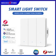 Smart Switch ZigBee 1/2/3 Gang Wifi Smart Switch Wall Light Switch work with Tuya/ Smart life