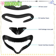SHOUOUI VR Facial Cover Sweatproof Replacement Parts for  Quest2 Face Cushion Pad for  Quest2
