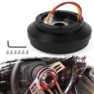 Car Modification Suitable for 79-04 Ford Mustang Steering Wheel Base 6 Holes Steering Wheel Adapter 