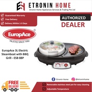 EuropAce 3L Electric Steamboat with BBQ Grill - ESB 88P