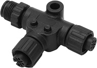 NMEA 2000 Compatible T Connector 3 Port 5Pin Thread IP67 for, Lowrance, Simrad, BG, Navico Networks 