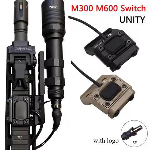 Tactical Surefire M600 M300 Hot Mod Button Pressure UNITY Switch SF Plug Airsoft Powerful Rifle Gun 