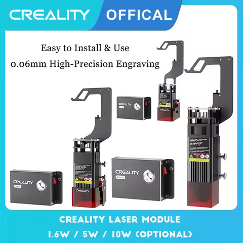 Creality Laser Engraving Module Kit 10W 5W 1.6W 0.06mm High-Precision 3D Printer Parts for Ender 3 /