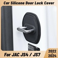 For JAC JS4 JS72022-2024 Car Door Shock Absorber Door Lock Protector Silicone Auto Door Lock Latches