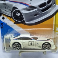 Diecast Hotwheels 1:64 bmw Z4 M WHITE/WHITE