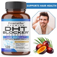 Fearathe DHT Blocker Supplement Hair Growth Supplement Saw Palmetto 320 Mg - Prevent Hair Loss, Bloc