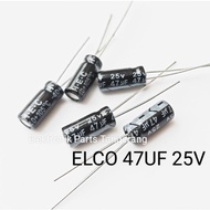 ELCO CAPACITOR 47UF 25V ELCO CAPACITOR 47UF 25V ELCO CAPACITOR 25V 47UF ELCO 47UF 25VOLT