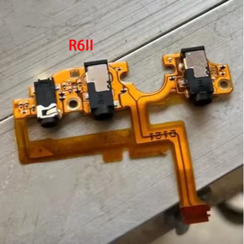 New MIC microphone and headphone flexible cable FPC repair Parts for Canon EOS R6 mark II R6ii camer