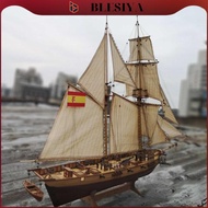 [Blesiya] 1/100 Scale Wooden Sailboat Model Kit Sailing Ship Sail Ship Model for Kids Children Adult