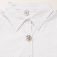 New Style Cufflinks Ladies Retro Shirt Dress Anti-glare Buttons Buttons Decorative Box Epaulette Acc