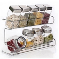 ❇️BABYSHINE 2 Tier Spices Jar / Spice Rack with 9 jar