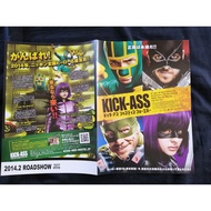 2013 Chloë Grace Moretz, Aaron Taylor-Johnson " Kick-Ass 2 " Japanese Chirashi Movie B5 Size Mini Po
