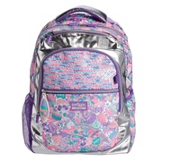 ✈✈ Smiggle Flashy Backpack กระเป๋าเป้สมิกเกอ ขนาด 16 นิ้ว สีเงิน flip เปลี่ยนสีได้  ของแท้ ✈✈ AUD พร้อมส่ง!!
