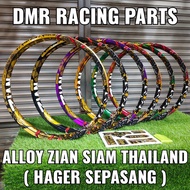 [100% ORIGINEL] ALLOY RIM ZIAN SIAM THAILAND 1.40 X 17 (HAGER SEPASANG) BLACK/BLUE/PINK/SILVER ROSSI