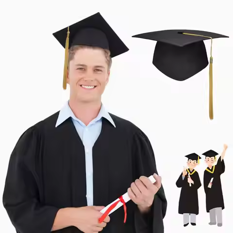 1pcsAcademic Hat Headwear Academy Souvenir Caps Cosplay Supplies Charm Ornament DIY Fringe Graduatio