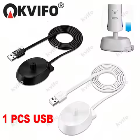 USB Charger Base Fit for Oral B Electric Toothbrush iO Series 3 4 5 6 1000/3000/5000/7000 Waterproof