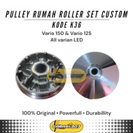 CUSTOM LATHE ROLLER HOUSING PULLEY VARIO 150 VARIO 125 LED OLD CODE K35 K36