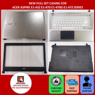 NEW ACER ASPIRE E1-432 E1-470 E1-470G E1-472 E1-472G P245 SERIES  LCD FRONT CASING A/ BEZEL B/ PALMR
