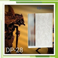 Plafon PVC Putih motif DP-28