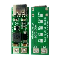 Type-C DC Booster Converter PWM PFM Voltage Regulator Module USB DC 5V to 12V/15V/24VType-C DC Boost
