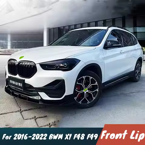 For 2016-2022 BWM X1 F48 F49 3pcs/Set Car Front Bumper Lip Chin Spoiler Splitter Bodykit Protection 