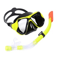 (Dalam Stok, Jakarta) Alat Selam Kacamata renang Snorkeling PVC lat Selam Snorkel Diving Menyelam Be