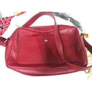 longchamp red sling bag