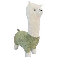 Creative Alpaca Stool Luxurious Animal Stool Handmade Floor Decoration Nordic Style Shoe Changing St