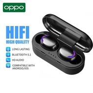 ♥Limit Free Shipping♥OPPO F9 Mini TWS Wireless Earpiece Headphone Earphone Sport Earbuds Headset With For 5.1 Bluetooth Phone Xiaomi Samsung Huawei Iphone OPPO