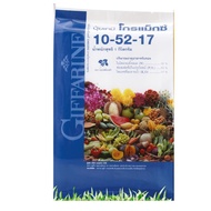 ปุ๋ย โกรแม็กซ์ สูตร 10-52-17 กิฟฟารีน เร่งดอก ป้องกันดอกและผลร่วง หยุดต้น คุมใบ ขยายราก สะสมอาหาร Gi