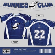 LZ59 NewJeans BUNNIES CLUB number 06 07 08 15 22 Cosplay cloth 3D summer T-shirt Anime Short Sleeve