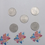 Uang Koin Jepang Set 5 Keping 100 Yen 
