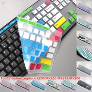 ✨Silicone Keyboard Cover For Logitech K200 Mk260 Mk275 Mk200