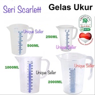 Measuring Cup 250ml 500ml 1000ml 2000ml Thickness Measuring Cup Scarlett Measuring Cup Green Leaf/Measuring Cup Scarlett Greenleaf 250 500 1000 2000ml/Measuring Cup 1/4 1/2 1 liter Thick Greenleaf 1/4Liter 1/2liter 1Liter 2Liter
