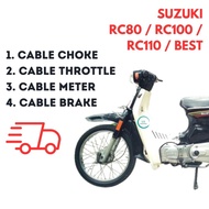 CABLE CHOKE CABLE THROTTLE CABLE MINYAK CABLE METER CABLE BRAKE SUZUKI RC80 RC 80 RC100 RC 100 RC110