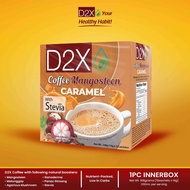 D2X Coffee Mangosteen Caramel Sweetened with Stevia (14g x 12 sachets)