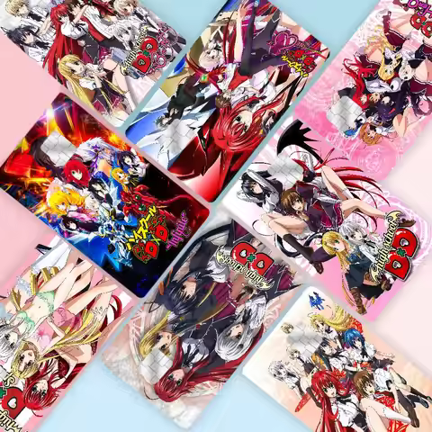 High School DxD Anime Anime Young Creidt Card Debit Card Sticker Film Case Front Tape For Small Big 