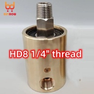 HD8 DN8 1/4 inch rotating joint 360 rotary joint Water air oil swivel coupling Spray universal conne
