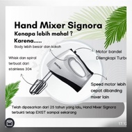 Hand mixer Signora mixer roti donat bakpao kue RE_7057