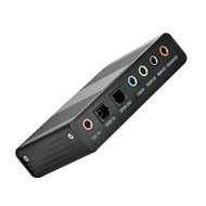 Sound Card,Optimal Shop 6 Channel External Sound Card USB 2.0 External 5.1 Surround Sound Optical S/