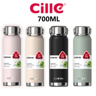 Cille ALL 316SS Flask Thermoses Water Bottle – Full Metal Design from Cup to Base, Leak-Proof & Dura