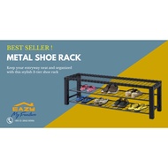 Metal Bench with rack / Bench Rack / Bench Shoe Rack / Long shoe rack
