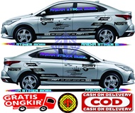 Stiker Mobil Sedan Hyundai Accent Model Racing Sport Terbaru
