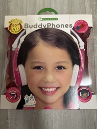 BuddyPhones 兒童安全耳機 粉紅色