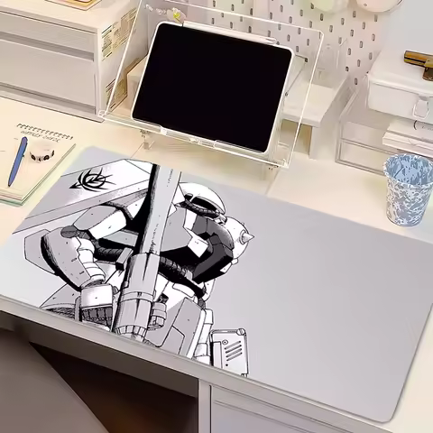 E-sports Mouse Pad Mechanical Warrior G-gundam Z-zaku II Anime Computer Smooth Flexible Rubber PC Co